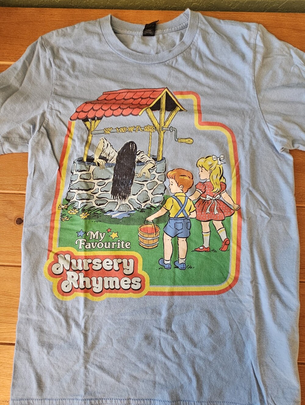 Steven Rhodes "My Favourite Nursery Rhymes" Ring Horror T-Shirt Small
